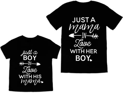 Mommy And Me Shirt Set Mother And Son Matching Shirts Clothing