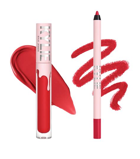 Kylie Cosmetics Red Matte Lip Kit Harrods Uk