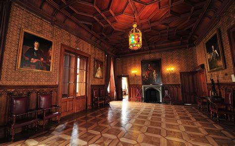 Wallpaper Painting Ancient Building Wooden Surface Room Indoors