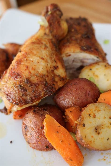 Juicy, tender meat with crispy skin. The Most Flavorful Baked Chicken Leg Quarters - A Simple ...