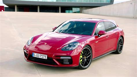 Porsche Panamera Turbo S E Hybrid Sport Turismo In Carmine Red Design Hybrid Trackdays