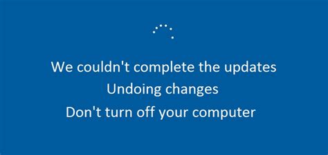 How To Fix We Couldn T Complete The Updates In Windows Vrogue Co