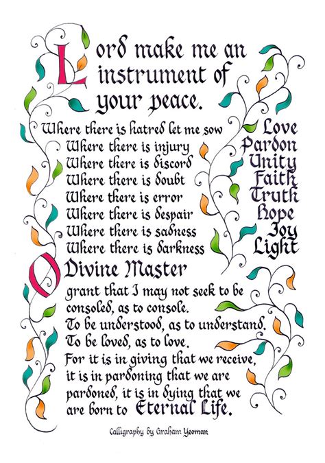 Free Printable St Francis Prayer