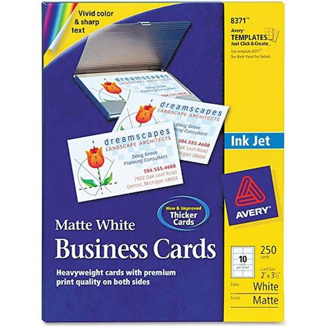 Avery Com Templates 8371 Business Cards Williamson