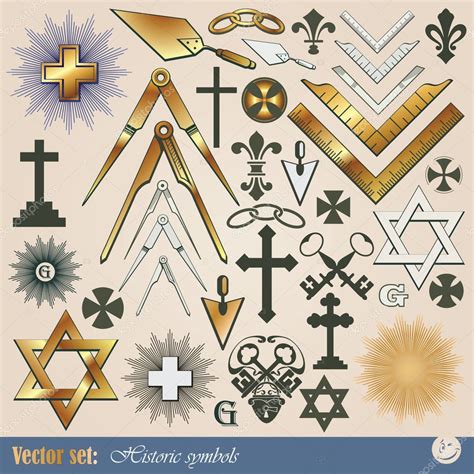 Historical And Religious Symbols — Stock Vector © Bomg11 5117905