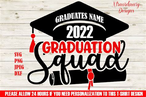 Graduation 2022 Svg Bundle Class Of 2022 Svg Grad Squad Svg Grad