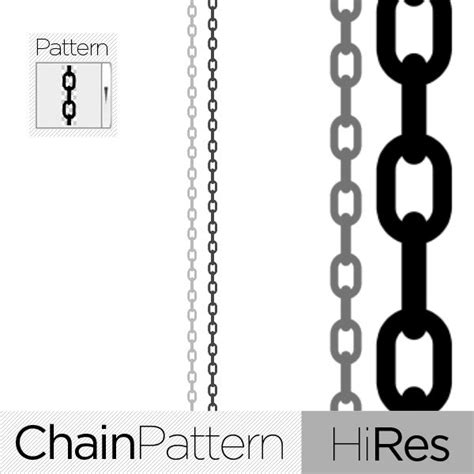 Cool Linked Chain Pattern 2d Chain Pattern For Photoshop This Chain