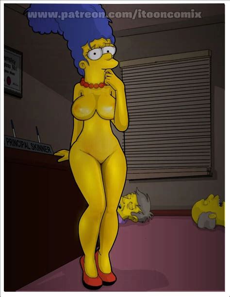 Post Comic Itooneaxxx Marge Simpson Seymour Skinner Superintendent Chalmers The Simpsons