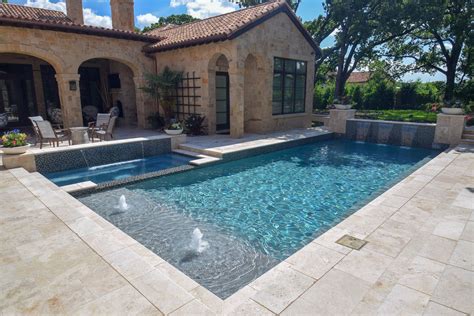 Tuscan Style Pool And Waterfall Designer Charlie Claffey Project