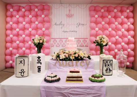 Lion king themed party backdrop. Topic: DIY Lattice Balloon Backdrop - Korean 1st Birthday