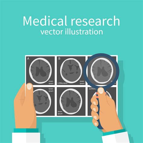 Premium Vector Medical Research Concept