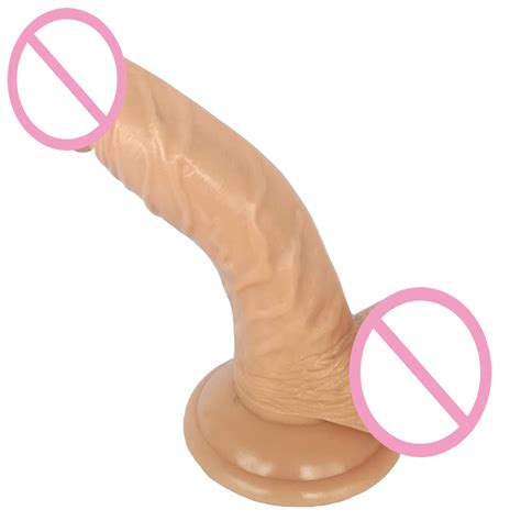 HOWOSEX 18 3 5cm Soft Realistic Dildo With Suction Cup Big Cock Dick