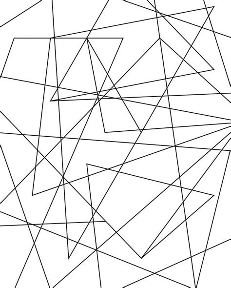 Geometric Line Art Geometric Coloring Pages Pattern Art Geometric