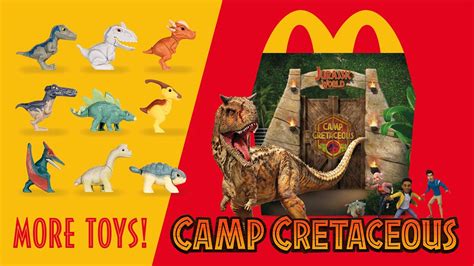 Jurassic World Camp Cretaceous Toys Mcdonalds Br