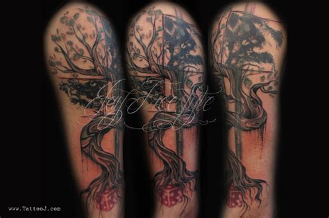32 Tree Of Life Tattoos On Sleeve