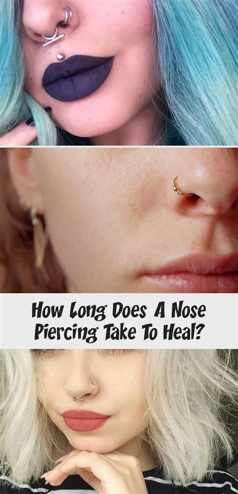 How Long Does It Take A Nose Piercing To Heal Perforations All Kinds Of Piercings Heal Nose