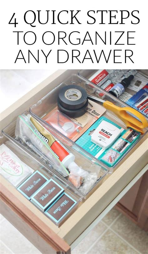How To Organize The Kitchen Junk Drawer Polished Habitat Home