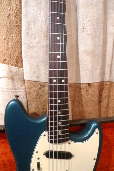 1970 Fender Mustang Competition Blue Guitars Electric Solid Body