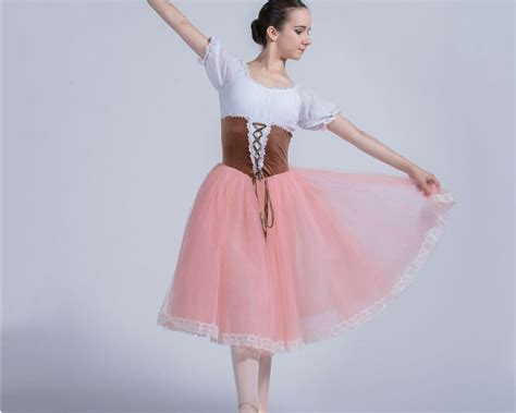 Simple Soft Tulle Peasant Ballerina Tutu Dress Arabesque Life
