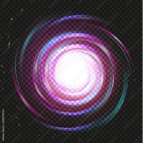 Spiral Purple Magic Galaxy Background Bright Swirl Purple Space On