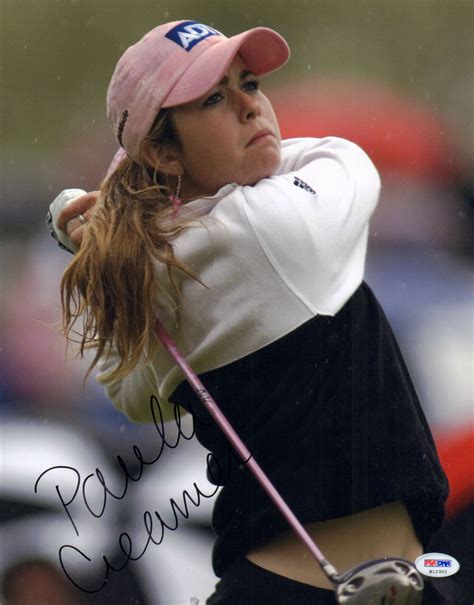 PAULA CREAMER SIGNED AUTOGRAPH 11X14 PHOTO PSA DNA COA H12302 LPGA