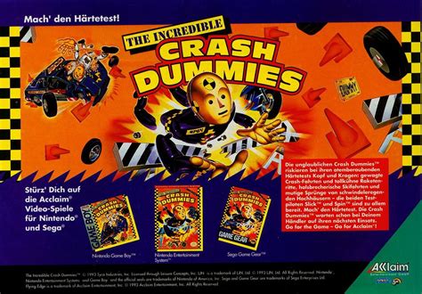 The Incredible Crash Dummies Promotional Art Mobygames