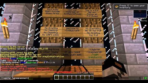 Click here to find out how. How to register and login to a MineCraft server [xAuth ...