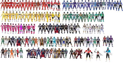 Power Rangers Collage Mmpr Super Megaforce By Adrenalinerush1996 On