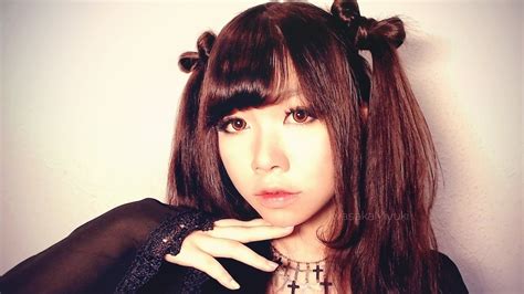 Cute Ribbon Twintails Hairstyle Japanese Style Curled Side Bangs