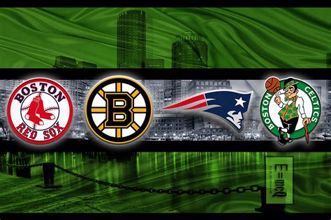 Boston Sports Teams Poster Boston Celtics New England Patriots Bost