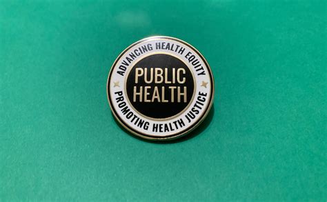 Public Health Advancing Health Equity Hard Enamel Pin