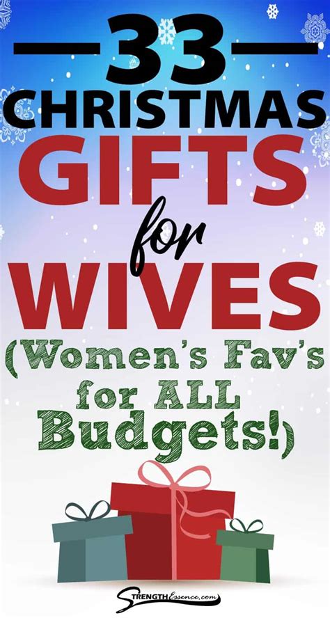 Best Christmas Gifts For Wife For Every Budget Strength Essence