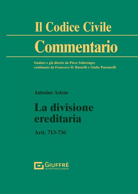 LA DIVISIONE EREDITARIA