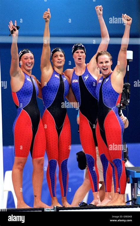 Sydney 2000 Olympics Swimming Womens 4x100m Freestyle Relay