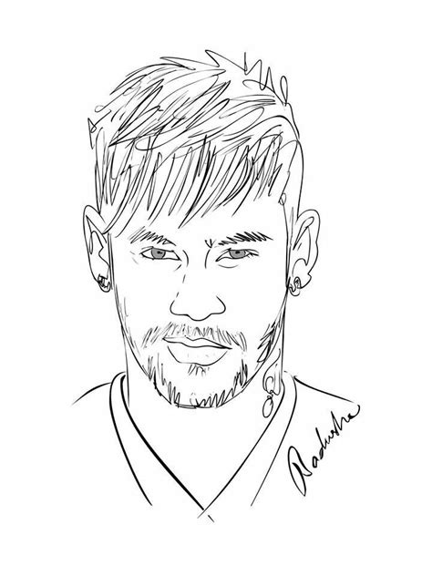 Neymar Drawn By Badusha Buddhist Art Drawing Drawings