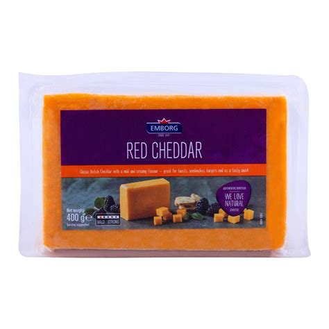 Purchase Emborg Red Cheddar Cheese 400g Online At Best Price In