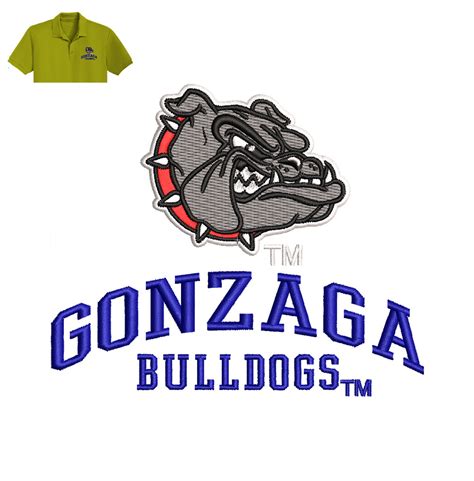 Gonzaga Bull Dogs Embroidery Logo Embroidery Logo Near Me