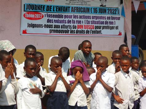 Rd Congo Celebran La Jornada Mundial Del Ni O Africano Exhortando A Sumarse A Los Esfuerzos