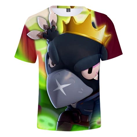 Brawl Stars Crown Crow Zomer T Shirt Tees Brawl Stars