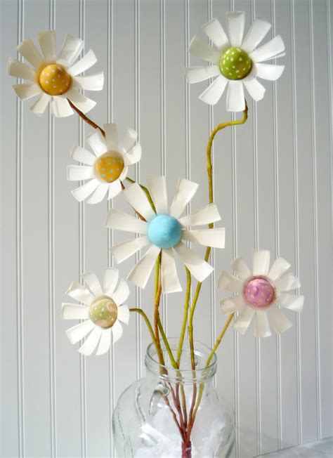 Crafty Sisters Day 3 ~pop Bottle Egg Flowers