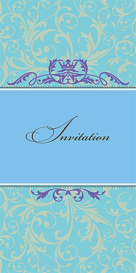 Wedding Invitation Background Blue Continental Shading Blue Wedding
