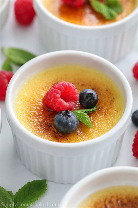 Crème Brulée Recipe 4 Ingredients Simply Home Cooked