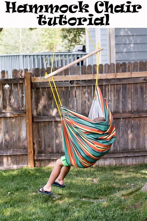 How To Sew A Hammock Chair
