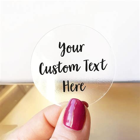 Custom Product Label Stickers Personalized Business Labels Logo