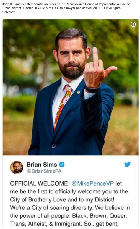 Brian Sims On Mike Pence Mike Pence Know Your Meme