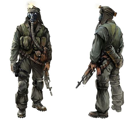 Stalker Concept Apocalyptic Clothing Post Apocalyptic Costume Post