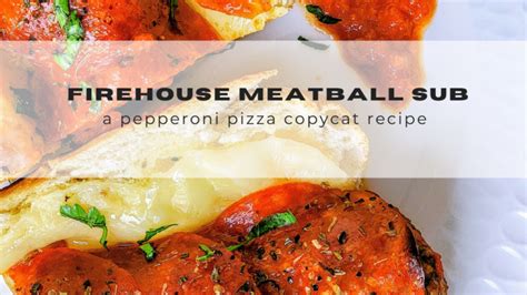 How To Make Firehouse Subs Meatball Sub New Pizza Version