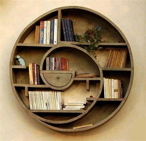 Circular Bookshelves Bookshelf Design Shelves Home Decor