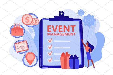 Event Management Concept Vector Illustrations Creative Market