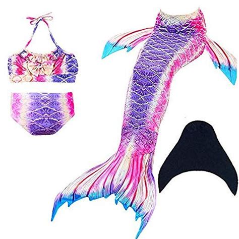 Dotofin Mermaid Tails Swimsuit With Fin Swimming Costume Swimwear With Monofin